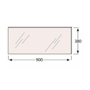 Lunotto Posteriore Trattore Same, Lamborghini Serie Explorer, Explorer I, II, Riferimento 0.9231.255.0, 900 mm x 900 mm x 380 mm