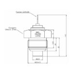 Trasmettitore Sensore Temperatura Trattore Fiat 640-100/90-Riferimento Originale 5108205-22x1.5