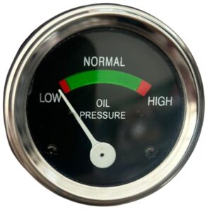 Manometro Pressione Olio Trattore Massey Ferguson 135-Riferimento Originale 1853097M91-3/8"UNF-Ø52