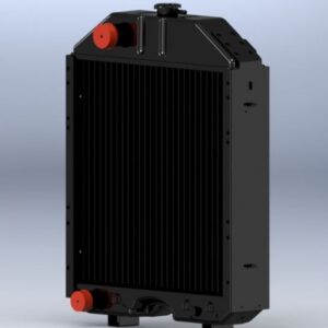 Radiatore In Rame Trattore Landini Trekker-Riferimento Originale 3658883M91-A 5 File-460 mm x 660 mm x 110 mm