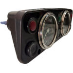 Quadro Strumenti Trattore Fiat Serie Oro 450, 540, 640, 505C, 605C – Contagiri Contaore Temperatura Carburante con Rinvio, Riferimento 4334915