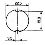 Deviatore Frecce Trattore Landini-Massey Ferguson, Serie 30-40-50 Rif.1424108M92