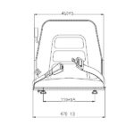 Sedile Con Molleggio Incorporato Per Carrell-Muletti-Microswitch-In Sky Nero