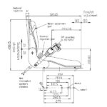 Sedile Con Molleggio Incorporato Per Carrell-Muletti-Microswitch-In Sky Nero