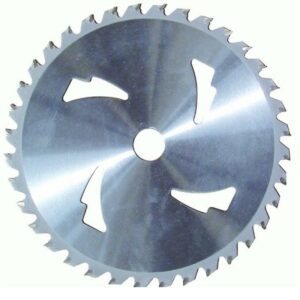 Disco Diamantato Decespugliatore 36 Denti Tungsteno-255 mm x 25.4 mm x 2 mm-500Gr-Rovi
