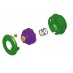 Testina Decespugliatore Active 120, Batti e Vai, Carica Rapida, Pomolo Acciaio