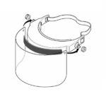 Visiera Protettiva In Policarbonato-CE: EN166:2004EU2016/425-Classe 3-Decespugliatore