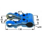 Manovella Oscillante Motofalciatrice-Falciatrice BCS 622-Riferimento Originale 523028155-Lunghezza 130 mm