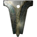 Piastrina Dente Semifitto BCS 622 Acciaio Temprato Zigrinato – Placchetta Taglio Alta Resistenza Anti Usura, Riferimento 580024771