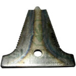 Piastrina Dente Semifitto BCS 622 Acciaio Temprato Zigrinato – Placchetta Taglio Alta Resistenza Anti Usura, Riferimento 580024771