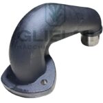 Collettore Scarico Marmitta Trattore Landini, Massey Ferguson 5500, 5830, 154C, Riferimento 3300939M2, Gomito