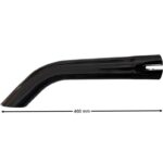 Prolunga Curvata Marmitta Trattore Fiat Serie 55, 80, 90, 93, F, Riferimento 4997486, Ø 60 mm, Lunghezza 460 mm