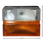 Fanale Anteriore Sinistro, Destro Trattore Same, Lamborghini, Hurlimann, Riferimento 2.8019.400.0, 188 mm x 140 mm, COBO