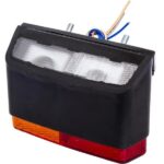 Fanale Posteriore Sinistro Trattore Fiat Serie Oro Rif.5118468-Luce Targa-140 mm x 55 mm