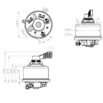 Commutatore  Avviamento a Leva Preriscaldamento Trattore Fiat Serie Oro 5118444