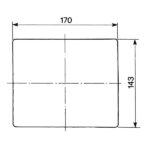 Fanale Anteriore Sinistro-Destro COBO Trattore Same-Lamborghini-Hurlimann-Riferimento Originale 2.8019.400.0-188 mm x 140 mm