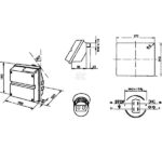 Fanale Anteriore Sinistro-Destro COBO Trattore Same-Lamborghini-Hurlimann-Riferimento Originale 2.8019.400.0-188 mm x 140 mm