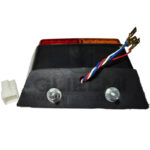 Coppia Fanali Posteriori Destro e Sinistro DX-SX Trattore Fiat Serie Oro 420, 540, 640, 650, 850, 1000, 1300, Riferimento 5118468, 5118454, 140 mm x 55 mm