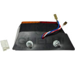 Fanale Posteriore Sinistro SX Trattore Fiat Serie Oro 300, 420, 540, 640, 650, 850, 1000, 1300, Riferimento 5118468, A 3 Luci, 140 mm x 55 mm