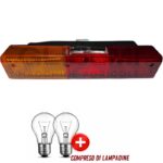 Fanale Posteriore Sinistro SX Trattore Fiat, Ford, Agrifull Serie 46, 66, 80, 90, 93, 94, 35, Riferimento 5124115, 305 mm x 62 mm, Adattabile