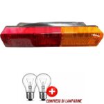 Fanale Posteriore Destro DX Trattore Fiat, Ford, Agrifull Serie 46, 66, 80, 90, 93, 94, 35, A100DT, Riferimento 5124117, 1009448, 305 mm x 62 mm, COBO