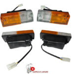 Coppia Fanali Anteriori DX+SX 170x60 Trattore Fiat Serie 46, 56, 66, 76, 80, 86, 88, 90, 93, 94, Riferimenti 5124114, 5124111