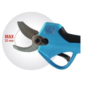 Forbice Potatore a Batteria AMA EVA-Lama Acciaio-Apertura 32 mm-Con Valigetta-2 Batterie-Caricabatterie