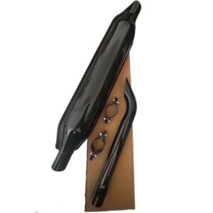 Kit Marmitta Tonda Trattore Fiat 640-Prolunga Curva-Collare-L 740 mm x Ø46 mm-Riferimento Originale 5011657