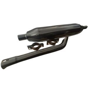 Kit Marmitta Tonda Trattore Fiat 640-Prolunga Curva-Collare-L 740 mm x Ø46 mm-Riferimento Originale 5011657