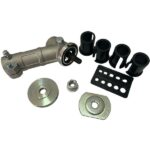 Coppia Conica Decespugliatore Universale, Asta 24- 25- 25.4- 26- 28 mm-Con Inserto-Testina-Made In Italy