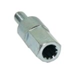 Coppia Conica Decespugliatore Universale, Asta 24- 25- 25.4- 26- 28 mm-Con Inserto-Testina-Made In Italy