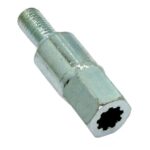 Coppia Conica Decespugliatore Universale, Asta 24- 25- 25.4- 26- 28 mm-Con Inserto-Testina-Made In Italy