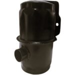 Marmitta Silenziatore Lombardini 6LD325-6LD360-Altezza 160 mm-Interasse 54 mm-Riferimento Originale 5462.089