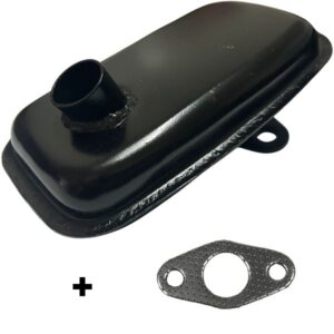 Marmitta Silenziatore Lombardini LDA450-LDA510-Altezza 120 mm-Interasse 52 mm-Riferimento Originale 5460.090