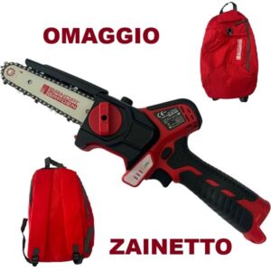 Potatore Troncarami Sandrigarden SG-TR 1600-2 Batterie 16.8V 2 Ah-Motore Brushless-Barra 152 mm-Pompa Olio Automatica