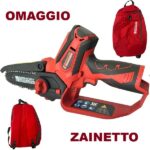 Potatore Troncarami Sandrigarden SG-TR20-Batterie 12V 2 Ah-Omaggio-Barra 158 mm