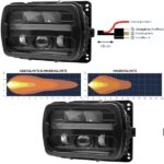 Coppia Fanali Faro Proiettori a Led Trattore Fiat Serie 46, 66, 80, 90-Riferimento Originale 5138349