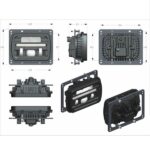 Coppia Fanali Faro Proiettori a Led Trattore Fiat Serie 46, 66, 80, 90-Riferimento Originale 5138349