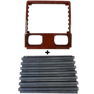 Calandra e Griglia Radiatore Trattore Fiat 1380-180/90-Riferimento Originale 5119664-5171767-690 mm x 635 mm