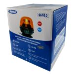 Girofaro Lampeggiante a Led, A Batteria, Base Magnetica, 10 Led x 22W-140 mm x 130 mm, AMA