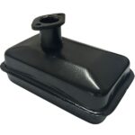 Marmitta Silenziatore CM80, CM90-Lunghezza 120 mm-Interasse 45 mm-Motopompa-Scarico