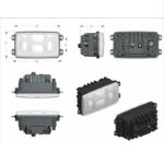 Coppia Fanali Fari Proiettori a Led Trattore John Deere, Same, Lamborghini, Hurlimann-165 mm x 92 mm-Riferimento LVA14946