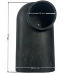 Manicotto Tubo Aspirazione Filtro Aria Trattore Fiat 25R, 211, 215-Riferimento 565574