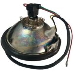 Gruppo Ottico Fanale, Faro Trattore Fiat Serie Oro 540, 640, 605C-Riferimento 9927778, Lampada Inclusa