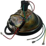 Gruppo Ottico Fanale, Faro Trattore Fiat Serie Oro 540, 640, 605C-Riferimento 9927778, Lampada Inclusa