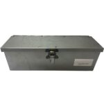 Cassetta Porta Attrezzi In Lamiera, Piegata e Saldata, Per Trattore, Muletti, Escavatore 300 mm x 90 mm x 95 mm
