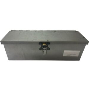 Cassetta Porta Attrezzi In Lamiera, Piegata e Saldata, Per Trattore, Muletti, Escavatore 300 mm x 90 mm x 95 mm