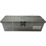 Cassetta Porta Attrezzi In Lamiera, Piegata e Saldata, Per Trattore, Muletti, Escavatore 300 mm x 90 mm x 95 mm