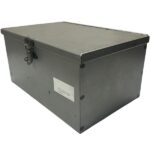 Cassetta Porta Attrezzi In Lamiera, Piegata e Saldata, Per Trattore, Muletti, Escavatore 300 mm x 200 mm x 150 mm