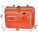 Serbatoio Gasolio Trattore Fiat Serie 66, 55-66, 60-66, 70-66, 80-66,Riferimento 5088719
